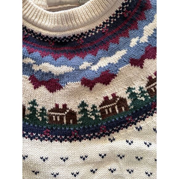 Vintage Northern Reflections Winter Sweater, Rare size Large *AS IS* - Picture 3 of 15